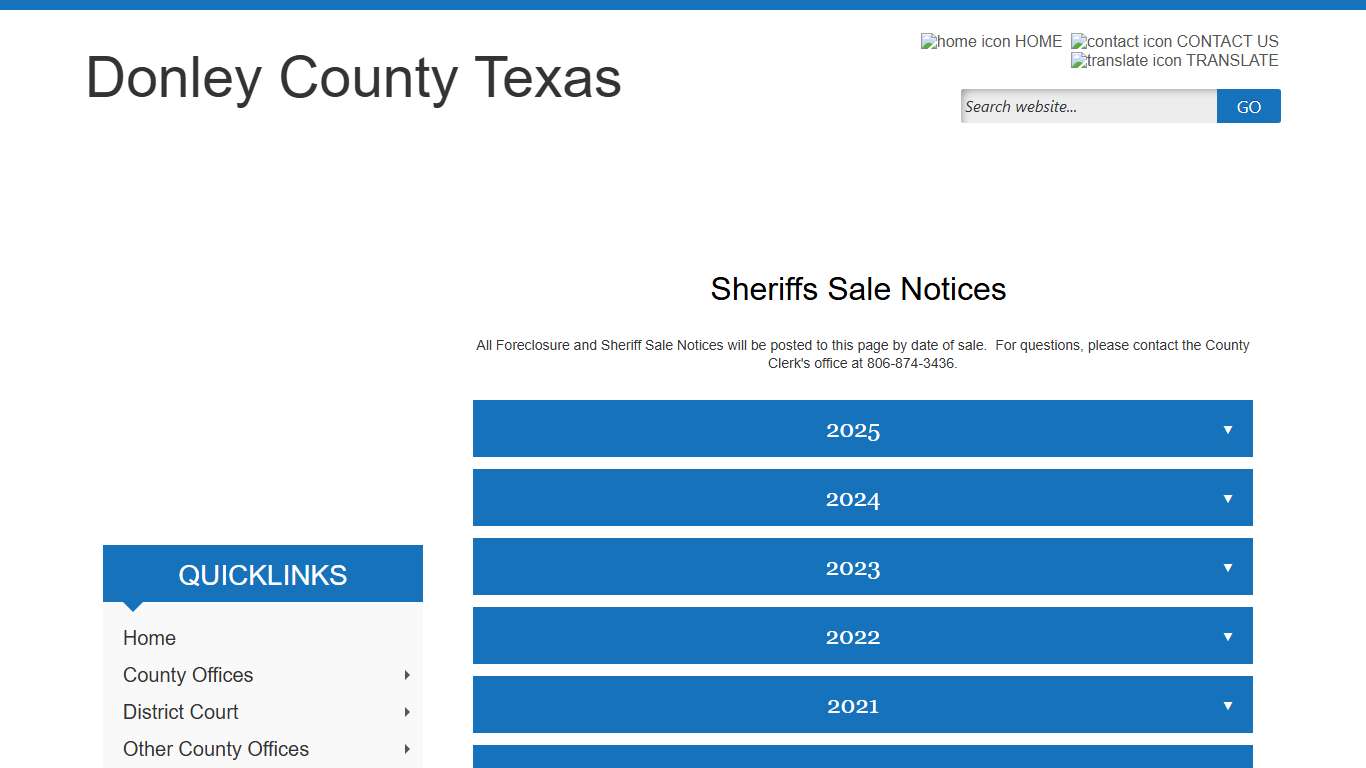 Donley County, Texas