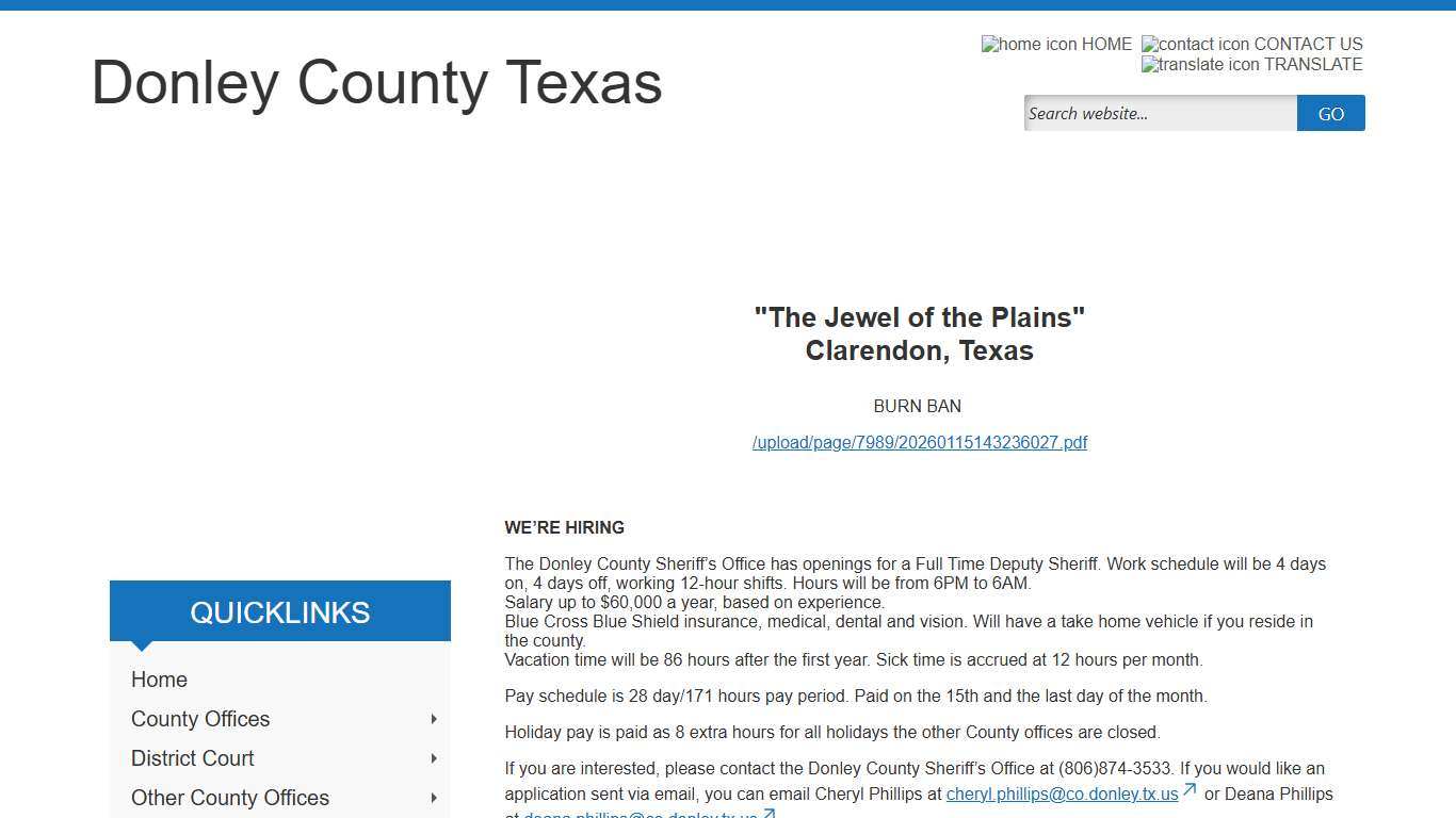 Donley County, Texas